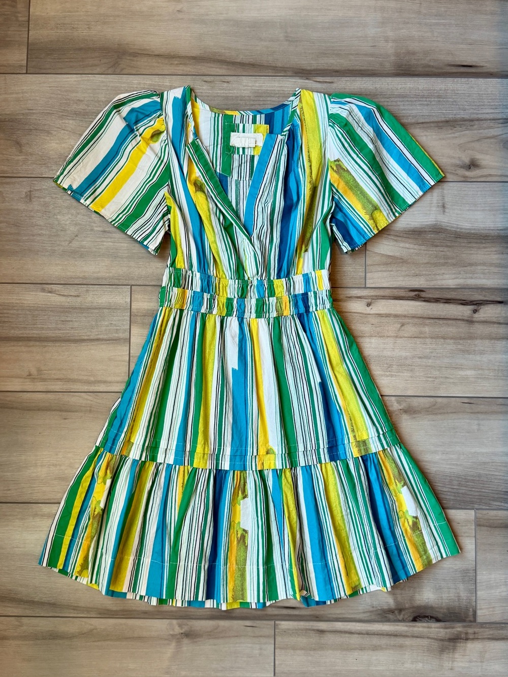 Anthropologie Somerset Mini Striped Dress, Sz Small